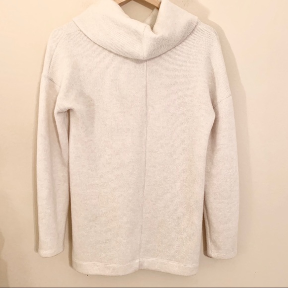 A New Day Oversized Cowl Turtleneck Beige Sz Small - Picture 3 of 5